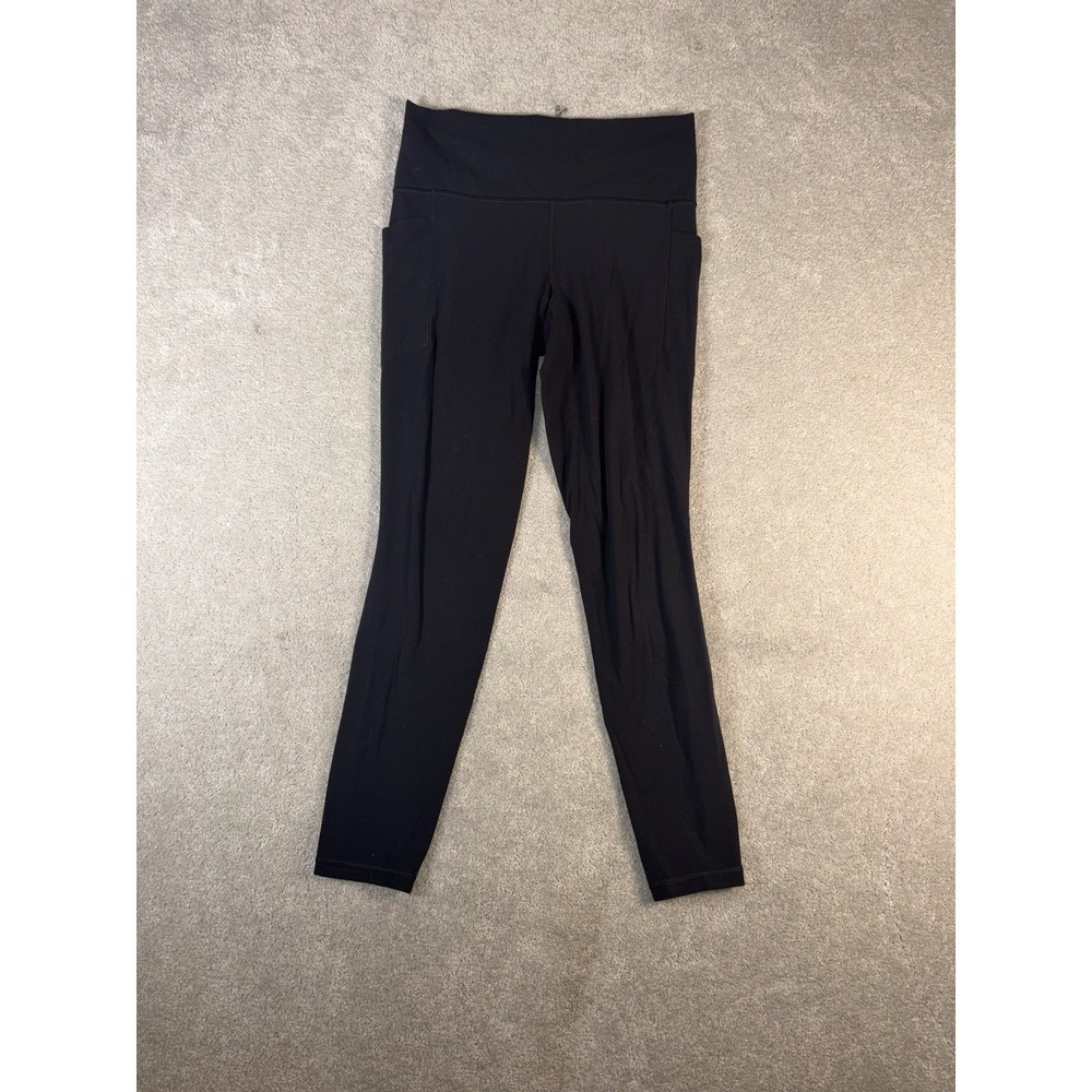 athleta salvation stash pocket tight black medium black full length
